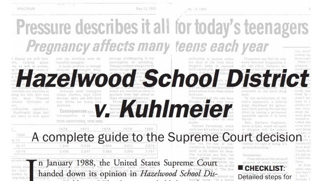 Hazelwood School District  v. Kuhlmeier